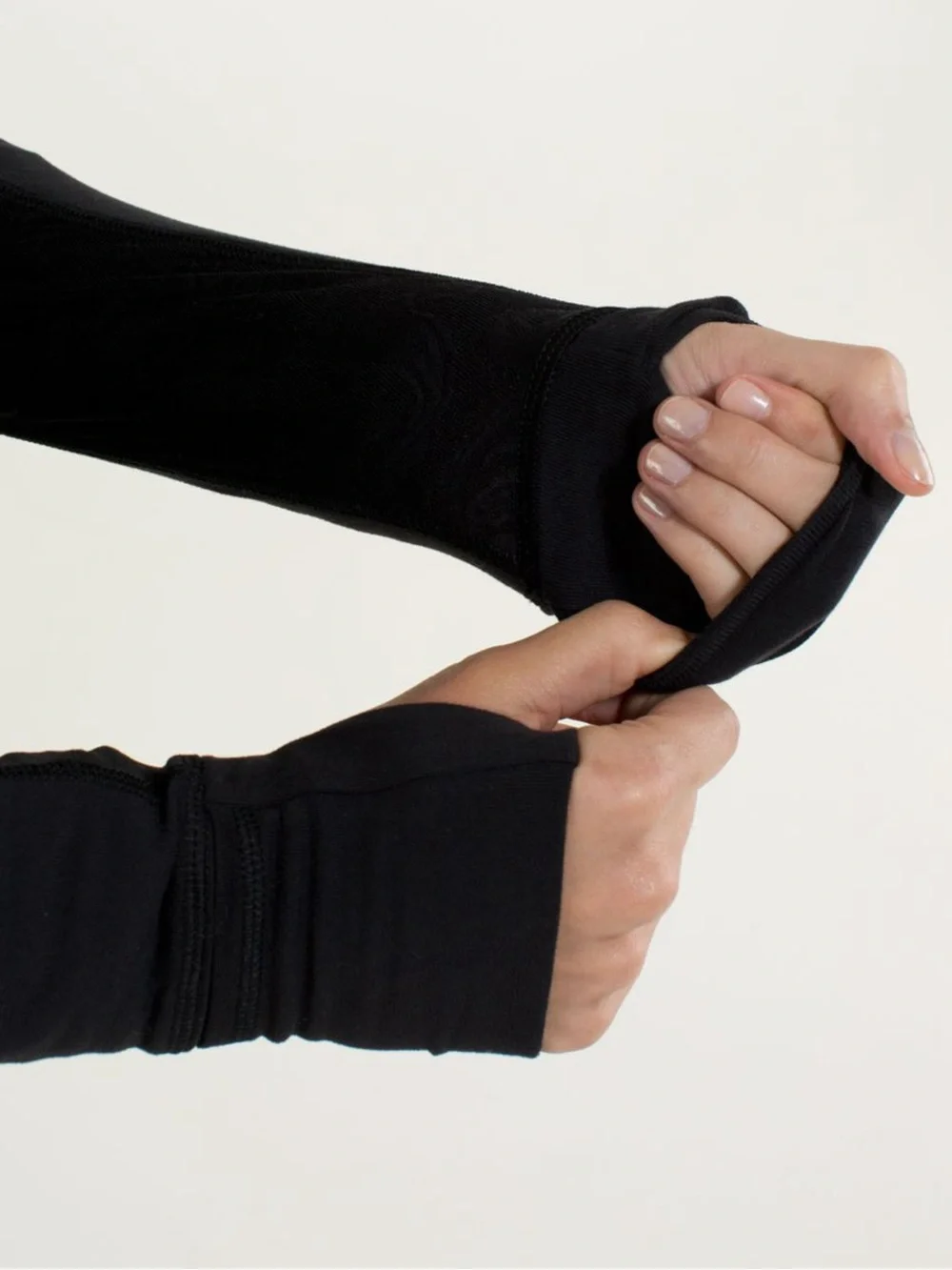 Lululemon Star Runner Long-Sleeve Black Half-Zip Athletic Top